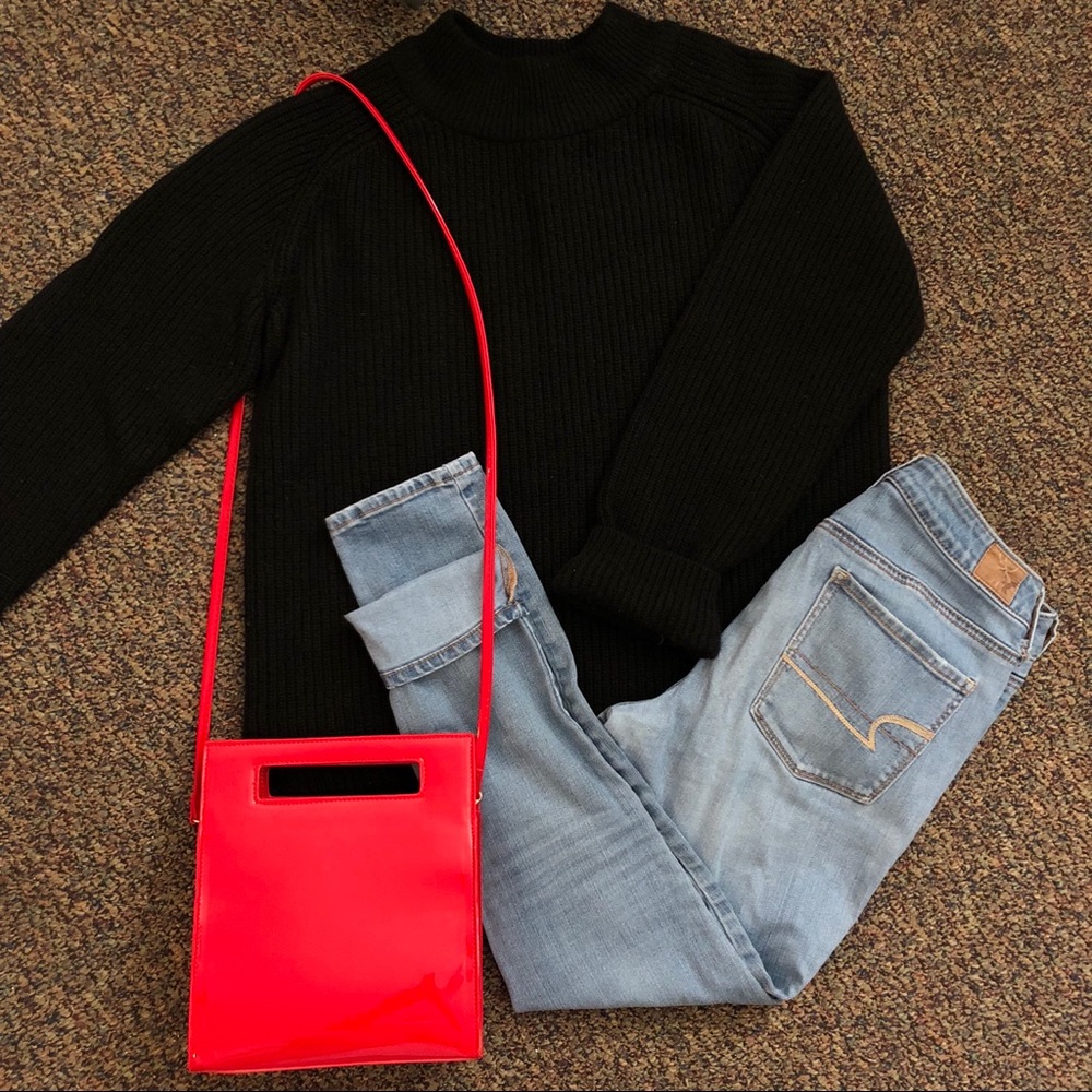 Thick Black Chunky Sweater